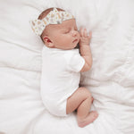 Personalized Bunny Baby Blanket Set - Sleeping baby with matching bow | Our Phoenix Rise
