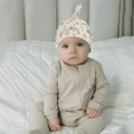 Personalized Bunny Baby Blanket Set - Close up of blanket and bow | Our Phoenix Rise