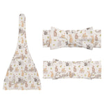 Personalized Bunny Baby Blanket Set - Blanket and hat folded | Our Phoenix Rise