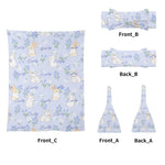 Personalized Baby Bunny Blanket Beanie Set - Gift packaging concept | Our Phoenix Rise