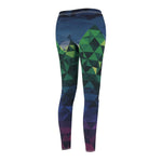 Vibrant Geometric Leggings for Active Women, Yoga Pants, Fitness Wear, Casual Style, Unique Athleisure Outfit, Gym Leggings - Iron Phoenix GHG