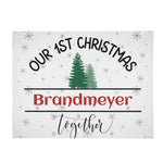 Personalized First Christmas BlanketMade in the USA Detailed View 5 | Our Phoenix Rise