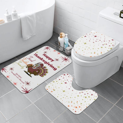 Happy Thanksgiving Bathroom Decor Set Main Perspective | Our Phoenix Rise