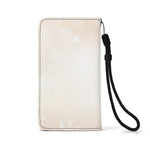 Winter Snowflake Phone Wallet Case - Back with wrist strap | Our Phoenix Rise