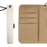 Winter Snowflake Phone Wallet Case - Front with wrist strap | Our Phoenix Rise