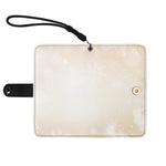 Winter Snowflake Phone Wallet Case - Side view with wrist strap eyelet | Our Phoenix Rise
