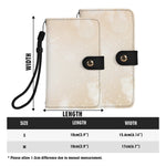 Winter Snowflake Phone Wallet Case - Interior card slots and phone holder | Our Phoenix Rise