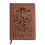 Personalized Phoenix Growth Journal - Front view on white background | Our Phoenix Rise