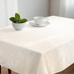 Beige Snowflake Table Runner Winter Holiday Table Decor Detailed View 4 | Our Phoenix Rise