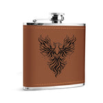 Personalized Phoenix Flask - Front View on White Background | Our Phoenix Rise