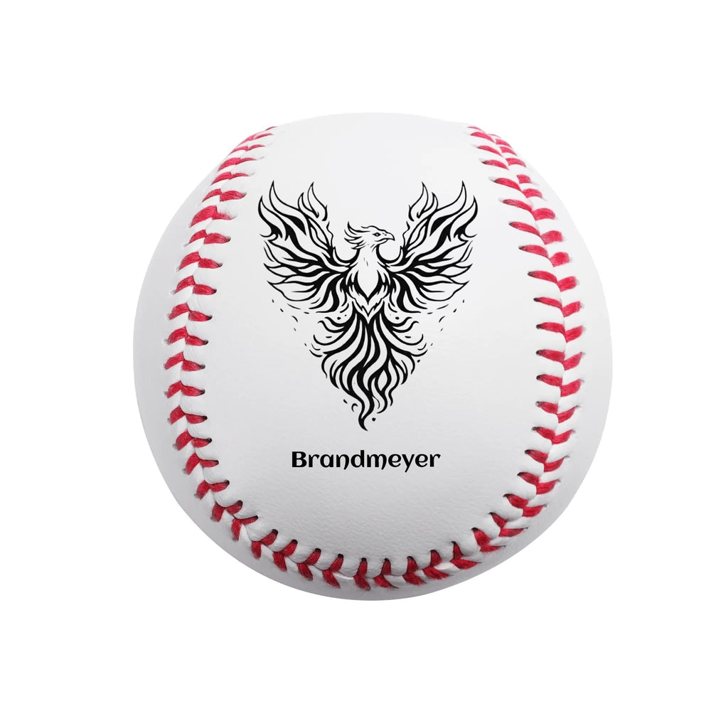 Sports-Theme PU Baseballs with Personalized Print for Players and Fans