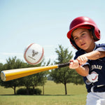 Personalized Good Luck Engraved Baseball - Child Batting on Field | Our Phoenix Rise