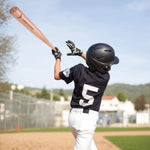 Personalized Mini Wooden Baseball Bat - Close-up of "Chasing The Stars" engraving | Our Phoenix Rise