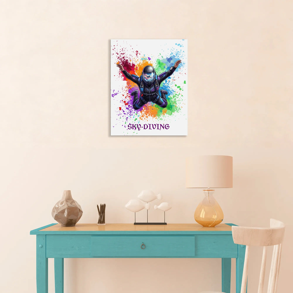 Sky Diver Canvas Prints Framed Wall Arts -(4:5 size) From CA