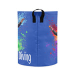 Skydiver Laundry Basket - Angled top view showing interior | Our Phoenix Rise