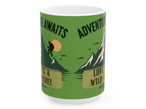 Adventure Awaits Ceramic Mug 2025 - Iron Phoenix GHG