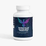 Probiotic 40 Billion with Prebiotics bottle - front view | Our Phoenix Rise