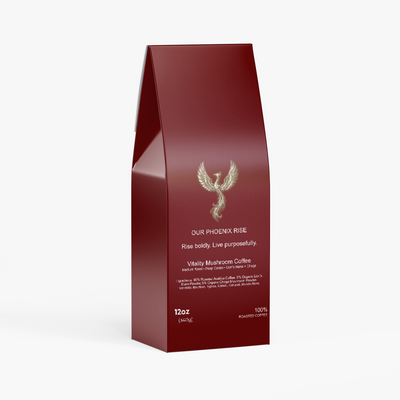 Vitality Mushroom Coffee - Phoenix Rise Energy Blend | Wellness Gift