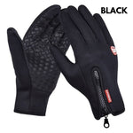 Winter Gloves Touch Screen Riding Motorcycle Sliding Waterproof Sports Gloves With Fleece - Iron Phoenix GHG