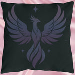 Rising Phoenix Outdoor Pillow - Mystical Patio Decor | Fade-Resistant