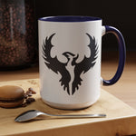 Phoenix Emblem Coffee Mug — Black Accent 11/15oz