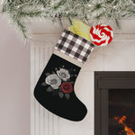 Plaid Christmas Stocking - Side View Empty | Our Phoenix Rise