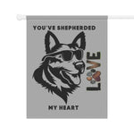 Cute Dog Love Garden Banner, Pet Lover Decor, Outdoor Flag, Heartwarming Home Decoration, Gift for Dog Owners - Iron Phoenix GHG