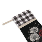 Plaid Christmas Stocking - Top View Hanging Loop Detail | Our Phoenix Rise