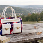 Patriotic Stars & Stripes Handbag - American Flag Purse | USA Pride