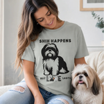 Funny Shih Tzu Pun Shirt - Chambray Blue Color Option | Our Phoenix Rise