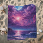 Purple Cloud Pattern Throw Blanket 50-80