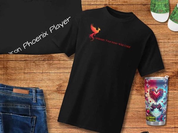 Phoenix T-shirt - Unisex Dry Blend Tee, Comfortable & Stylish - Iron Phoenix GHG