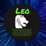 Leo Zodiac Wood Sign | Funny Astrology Home Decor Gift