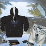 Phoenix Wings Hoodie — Inspirational 'Rise & Renew' Black Pullover