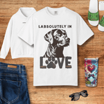 Labrador T-shirt - Labsolutely In Love Comfort Tee