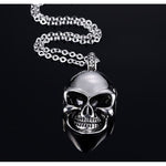 Polished Skull Pendant Necklace - Top Down View Showing Mounting Bail | Our Phoenix Rise