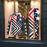 Patriotic Pajama Set | American Flag Style Loungewear - Iron Phoenix GHG