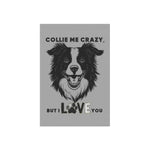 Husky Garden Banner - Adorable Dog Design Outdoor Decor - Iron Phoenix GHG