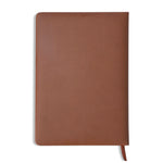 Personalized Leather Growth Journal - Back cover with leather texture | Our Phoenix Rise