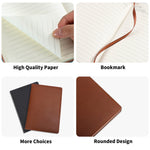 Engraved Brown Notebook Custom Journals Diary Gift for Friends Family Detailed View 8 | Our Phoenix Rise