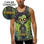 Personalized Zombie Tank Top - Model wearing front view | Our Phoenix Rise