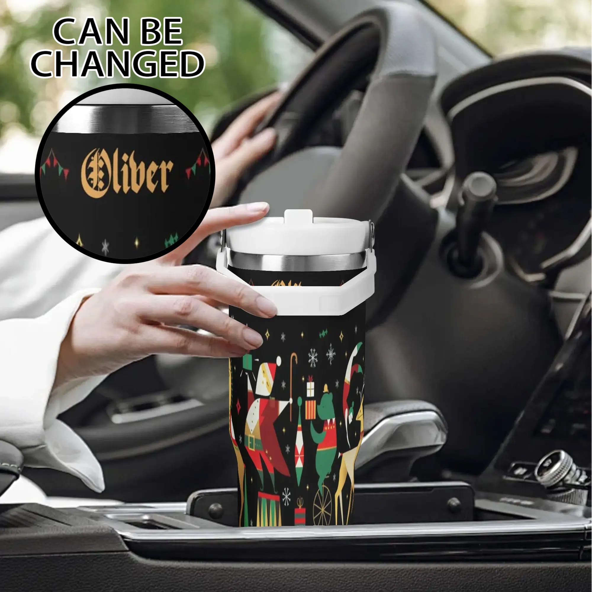 Personalized Christmas Insulated Tumbler 30oz