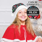Personalized Ugly Sweater Christmas Santa Hat - child wearing with custom name example | Our Phoenix Rise