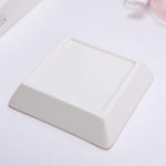 Elegant Custom Graduation White Square Plates - Microwave & Dishwasher Safe for Family & Events Detailed View 7 | Our Phoenix Rise