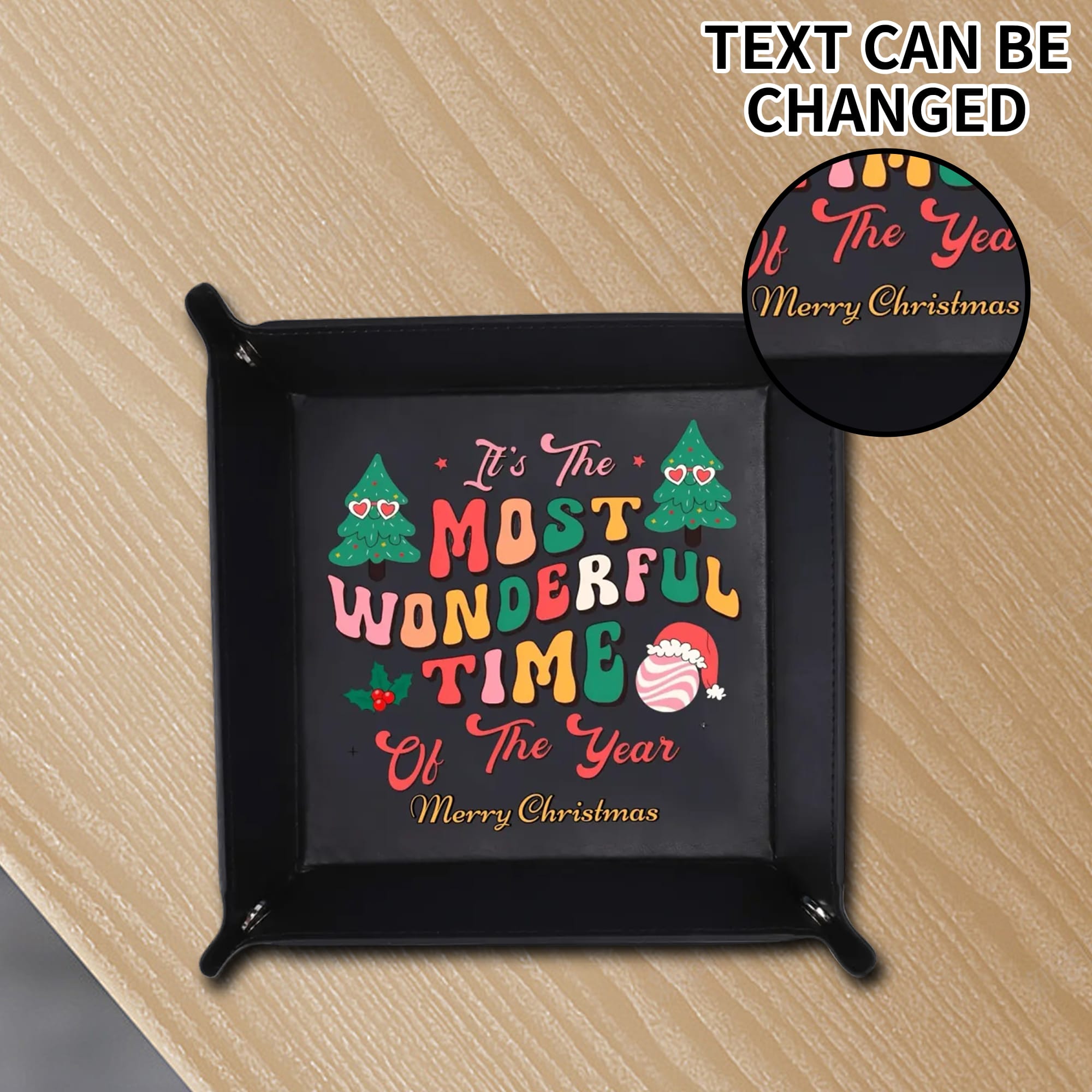 Personalized Christmas Valet Tray