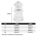 Personalized Dog Christmas Hoodie - Back view of pet wearing it, showing design | Our Phoenix Rise