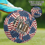 Personalized Best Dad Ever Soccer Ball - US Flag Pattern in Play | Our Phoenix Rise