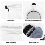 Skydiver Laundry Basket - Full view with skydiver graphic and text | Our Phoenix Rise