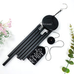 Personalized Black Memorial Wind Chimes for Loss for Anniversary Detailed View 8 | Our Phoenix Rise
