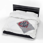 Personalized Plush Blanket - 'Fueled by Love' - Cozy Gift for Couples - Iron Phoenix GHG